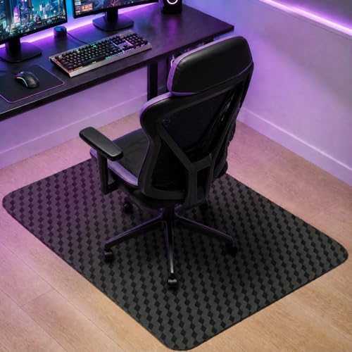 AiBOB Office Chair Mat for Hardwood and Tile Floor - 48"x36"Gaming Chair Mat, Easy Glide Computer Chair Mats, Floor Protector Mat for Home Office by AiBOBGoodValueChairmatforFloorProtection