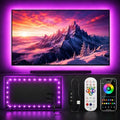 MORIACC 18ft TV LED Backlight for 45-75 Inch TVs, RGB LED Lights for TV with Music Sync, Bluetooth APP & Remote Control, USB Powered Ambient Lighting for Gaming, Movies, Bedroom & Home Theater by MORIACC