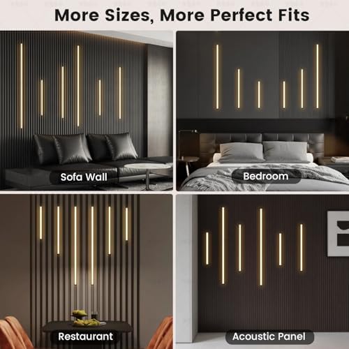 LED Recessed Lighting Kit for Wall Panels 6pcs Slat Wall Lights - Image 5