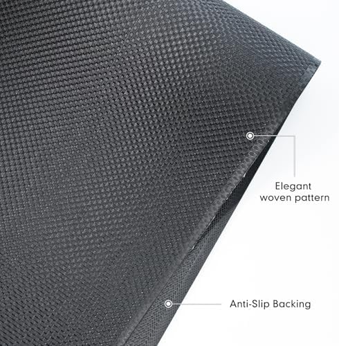 Sycoodeal Office Chair Mat for Hardwood & Tile Floor, 36" x 48" Computer Gaming Chair Mat for Rolling Chairs Non-Curve, Anti-Slip, Heavy Duty Floor Protector for Home Office (Black) - Image 3