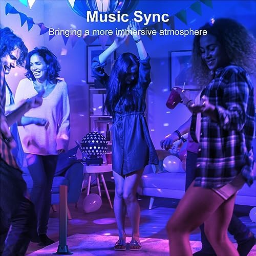 RGB Light Bar Smart Music Sync RGB IC LED Lights Bars, APP&Remote Control - Image 3