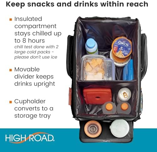 High Road Car Front Seat Storage Organizer - Passenger Seat Desk for Laptop - Image 4