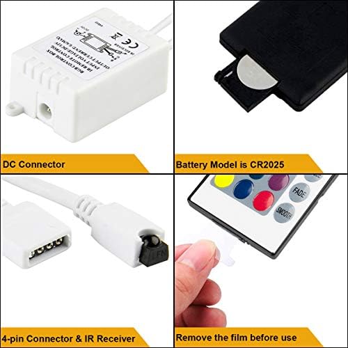 SUPERNIGHT RGB LED Strip Light Remote Controller - Image 5