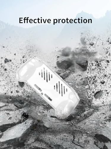 Case for Anbernic RG557 5.48 Inch Handheld Gaming Console,BOVUGAC High Transparency Soft TPU Shockproof-Clear - Image 4