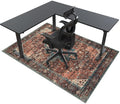 Anidaroel 46"x72" Large Chair Mat for Hardwood Floor/Tile Floor, Desk Chair Mat for Hard Floors, Under Desk Rug Protector for Rolling Chair, Low Pile Carpet Floor Mat for Home Office by Anidaroel