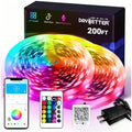 DAYBETTER Smart RGB Led Strip Lights, 200ft Led Lights for Bedroom with App Control, Multicolor Changing Led Light Strips Apply for Home Decor, Living Room, Kitchen, Home Party Decoration by DAYBETTER