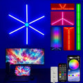 XSTELLAR RGB Gaming Light – Customizable Wall Light, Corner Floor Lamp, or Desk Lamp | Dynamic Modes & Music Sync | App & Remote Control | Modern LED Light for Gaming Desk Setup & Game Rooms by Unknown