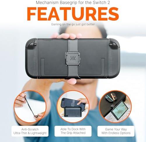 Mechanism Console Grip for Nintendo Switch 2 | Easy to Use Accessories for Nintendo Switch 2 | Build Your Bundle Accessories - Image 2