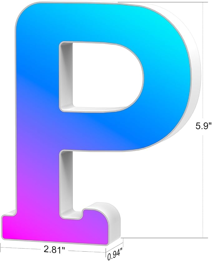 Light Up Letters Marquee Letter LED Lights Music Sync RGB Color Changing - Image 4