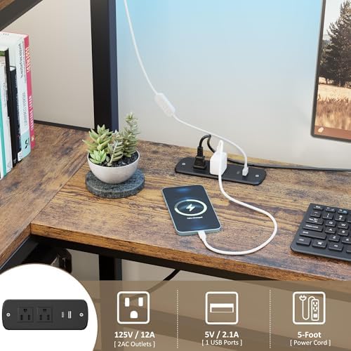 Garvee Twin Loft Bed with Desk and Stairs, Heavy Duty Loft Bed with RGB LED Lights, Charging Station, 3 Fabric Storage Drawers & 2 Open Shelves, No Box Spring Needed-Matte Black - Image 5