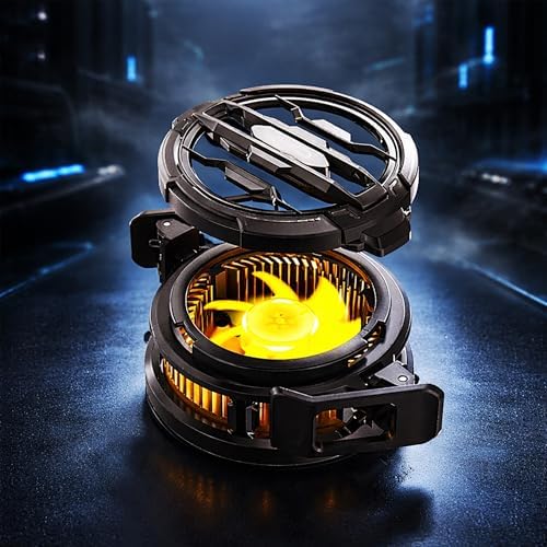 Thermoelectric RGB TurboFan Phone Cooler (Peltier Effect Semiconductor Technology) with Magnet & Autometic Temperature Control, USB Type-C, Mini Fan and Small Cooler for Tablets and Smartphones - Image 4