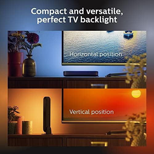 Philips Hue Smart Play Light Bar Base Kit, Black - White & Color Ambiance LED Color-Changing Light - 1 Pack - Requires Bridge - Control with App - Works with Alexa, Google Assistant and Apple HomeKit - Image 4