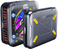 Magnetic Phone Cooler with Battery,Rechargeable Wireless Cooling Fan for iPhone/iPad,Phone Cooling Case Radiator Heatsink with RGB LED for iPhone MagSafe Series/Samsung/Android by Unknown