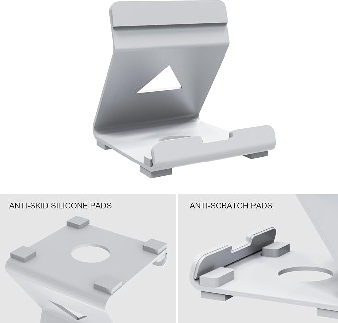 Levigo Game Controller Desktop Holder Stand Compatible with PlayStation Portal/ASUS ROG Ally/Steam Deck/Switch, Gaming Accessories Game Controller Host Bracket (White) - Image 4