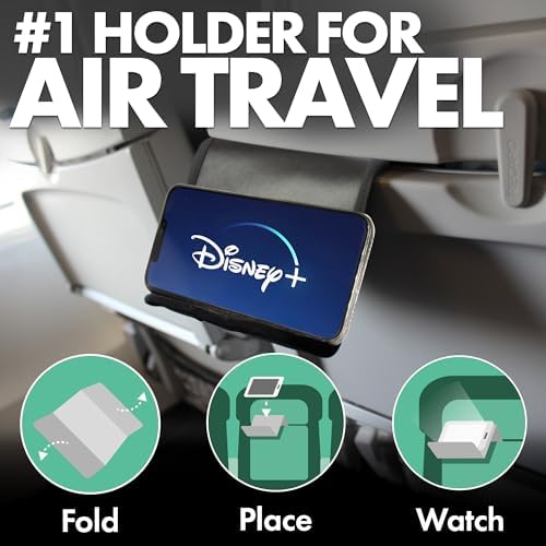 Flight Flap Airplane Phone Holder - Foldable Phone Stand for Plane Travel - Image 2