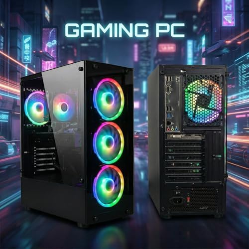 STGAubron Gaming PC Desktop,Core I7-6700,RTX 2060 6G,16GB DDR4,512G SSD - Image 3