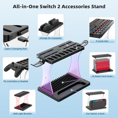 Auarte Switch 2 Accessories Organizer - Image 3