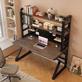 Pegboard Wall Organizer Panels.Home Office Computer Desk with Shelves & Pegboard - Easy Assembly, Stylish Design for Students & Professionals, Space-Saving Workstation for Productivity by Unknown