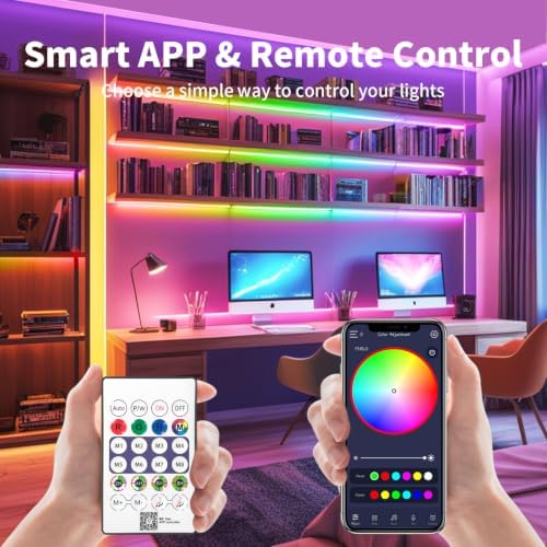 iNextStation 32.8FT Smart IC Neon LED Strip Lights RGB USB LED Rope Lights - Image 3