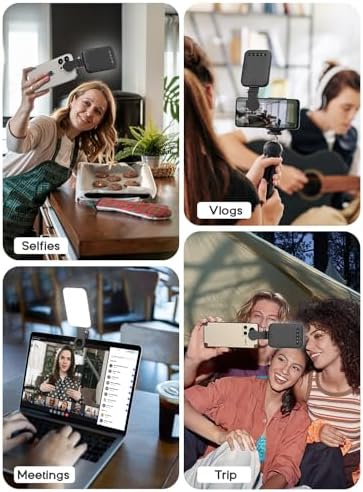 Selfie Light Rechargeable Phone Light Clip-On – Portable LED Selfie Light with 3 Color Modes & 10 Brightness Levels for iPhone, TikTok, Makeup, Vlogging, Live Streaming, Zoom - Image 5