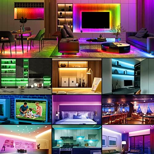 RGB LED Strip Lights 6.56Ft for 40-60in TV Backlight, with Remote - Image 6