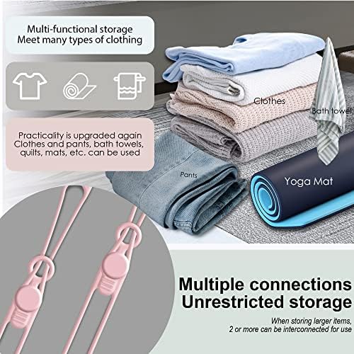 Silicone Cable Ties, Cord Organizer Cable Management(16Pcs-Pink) - Image 4