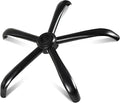 MASTERY MART Heavy Duty Office Chair Base Replacement, 2500 Lbs, 28"(70 cm), Metal Desk Chair Base Replacement Parts with Universal Gas Cylinder Hole and Casters Sockets, Matte Black by MeetingYourHighStandardsfromOfficetoHomeandPets
