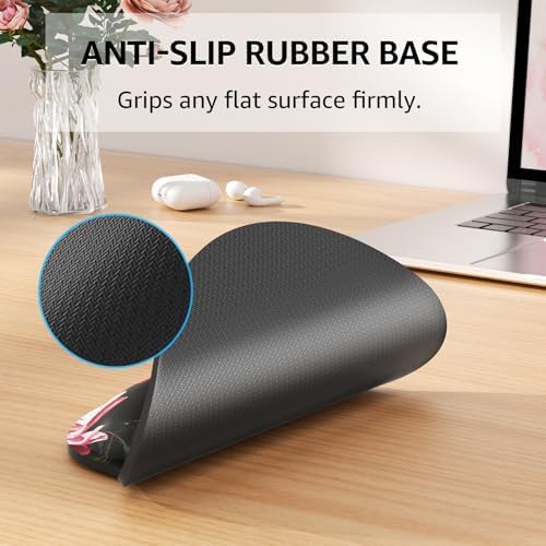 KTRIO Keyboard Wrist Rest & Mouse Pad with Wrist Rest, Peony Flower | Memory Foam Wrist Support, Ergonomic Design, Non-Slip Base, Office and Home Use - Image 4