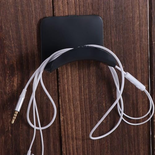 2Pcs Headphone Bracket, Wall-Mounted Headphone Holder, Stick-on Headset Hook Stand, Gaming Earphones Hanger - Image 4