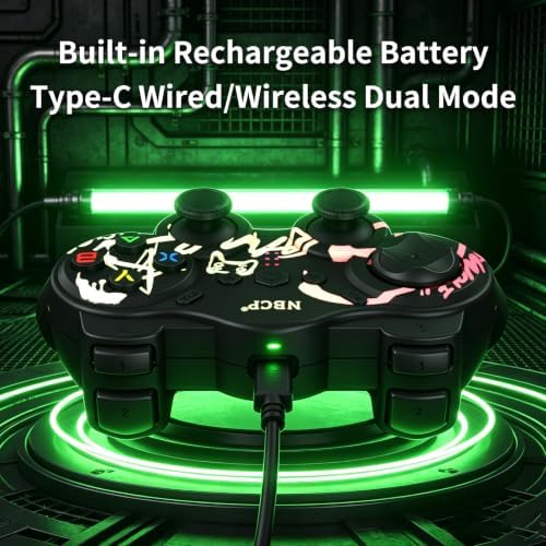 NBCP Wireless Pro Controller for Switch 2/Switch/PC/PS3/Android/iOS - Image 6
