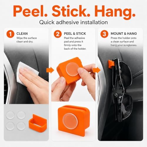 Sun Glasses Holder for Car Home Desk Orgaizer 3D Printed - Image 5