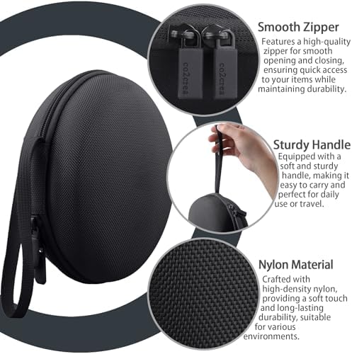 for Beats Studio Pro/Studio3/Solo4/Solo3 Headphones Hard Case, Black - Image 5