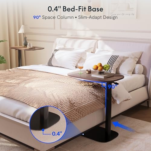 FLEXISPOT 24''Adjustable C Table Gas Spring Mobile Side End Table - Image 5
