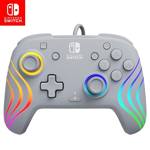 PDP Afterglow Wave Wired RGB Gaming Controller for Nintendo Switch 2, Lite by PDP
