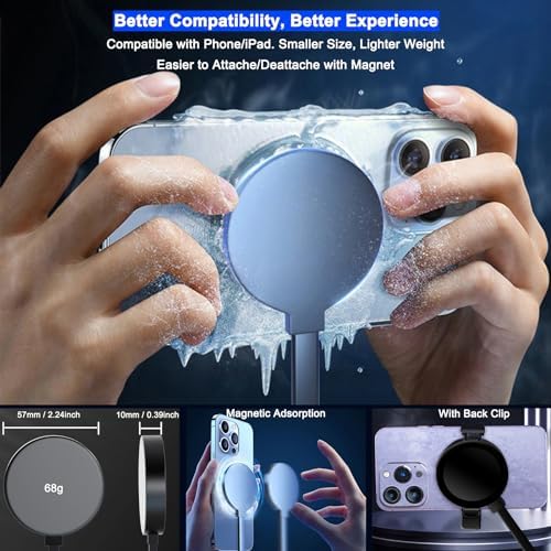 Phone Cooler for Gaming, Magnetic Cell Phone Cooler for iPhone Cooling - Image 5