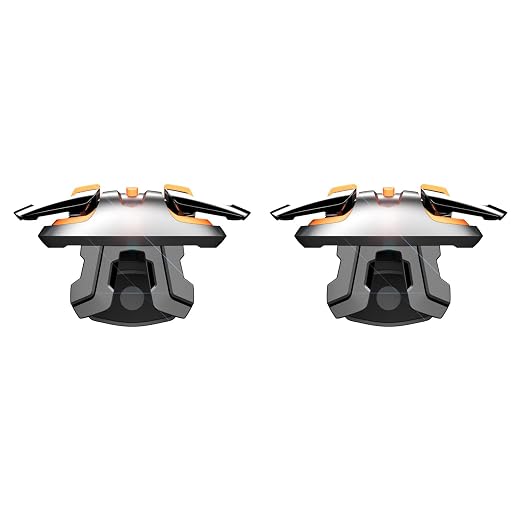CyberFey Mobile Gaming 6 Triggers Phone Controller Gatillos para Celular for Gaming PUBG/Call of Duty, Compatible with Android & iPhone by Unknown