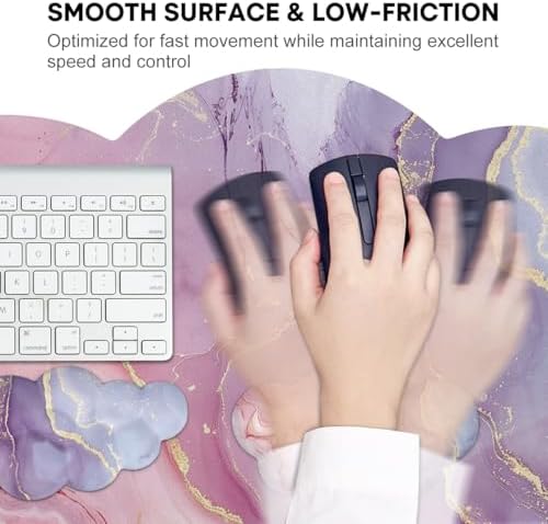 JIKIOU Ergonomic Keyboard Wrist Rest &Large Mouse Pad&Mouse Wrist & Cup Pad - Image 5
