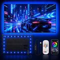 MORIACC LED Lights for TV 9.84ft, TV LED Backlight for 32-43 Inch TV, RGB LED Strip Lights with Music Sync, Bluetooth APP and Remote Control, USB Powered Strip Lights for Bedroom Gaming Home Decor by MORIACC