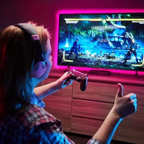 Phopollo 100FT LED Strip Lights RGB Color Changing for Bedroom - Image 6