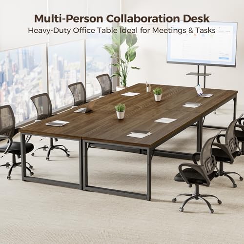 Mericonia 54 Inch Computer Desk, 1" Thick Heavy Duty Office Table - Image 6