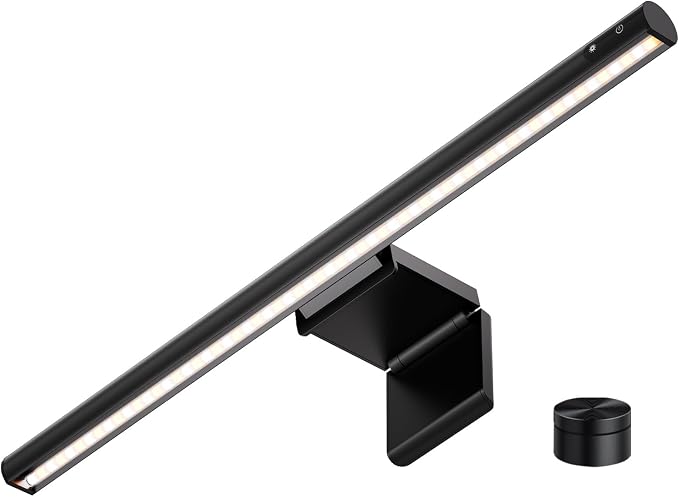 LYMAX Monitor Light Bar, Eye-Care USB Computer Lamp Dimmable Screen Light Bar, Fit for All Monitor with Wireless Controller, No Screen Glare, Space Saving for Home Office Desk Light by LYMAXlight