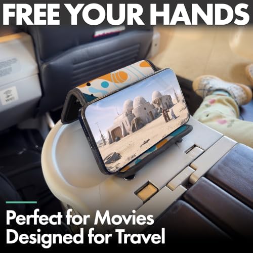 Flight Flap Airplane Phone Holder - Foldable Phone Stand for Plane Travel - Image 6