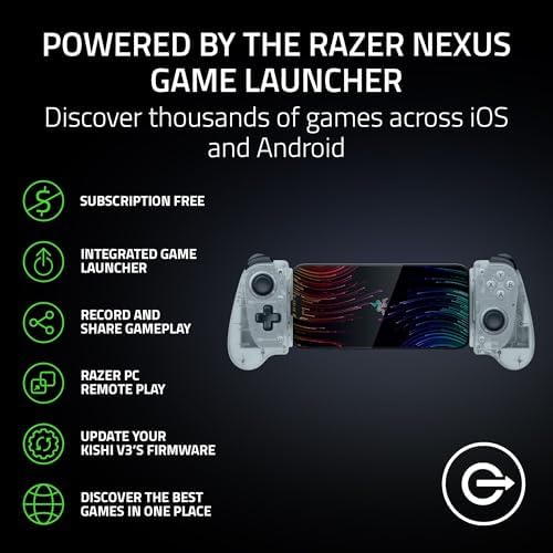 Razer Kishi V3 Gaming Controller for iPhone & Android, Phantom White - Image 5