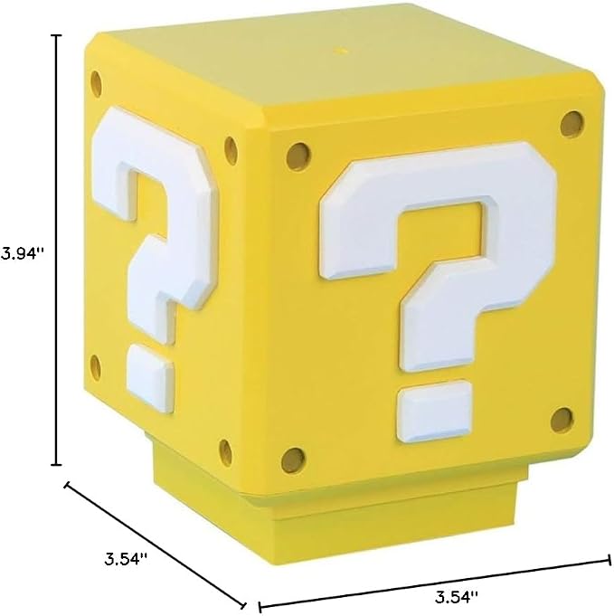 Paladone Super Mario Mini Question Block Light - Officially Licensed Super Mario Bros. Merchandise, Bedroom or Game Room Decor, Retro Gamer Gift, Battery Powered - Image 10