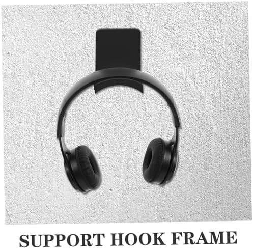 NUOBESTY 2pcs Under Desk Headphone Stand Hanger Adhesive Hook for Gaming Headsets Universal PC Headphone Holder Space-Saving Design for Gamers - Image 7