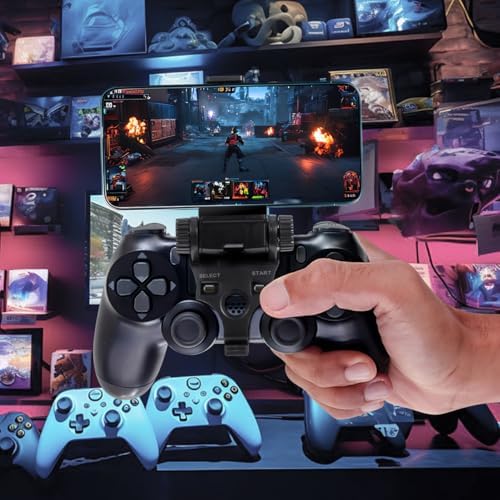 Gadpiparty Game Controller Phone Clip Adjustable Controller Phone Mount for Smart Gaming Secure Clamp Bracket Holder Ergonomic Gamepad Cradle 1 Pack - Image 6