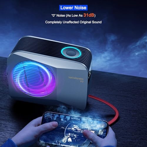Phone Cooler for Gaming, Magnetic Cell Phone Cooler for iPhone Cooling - Image 4