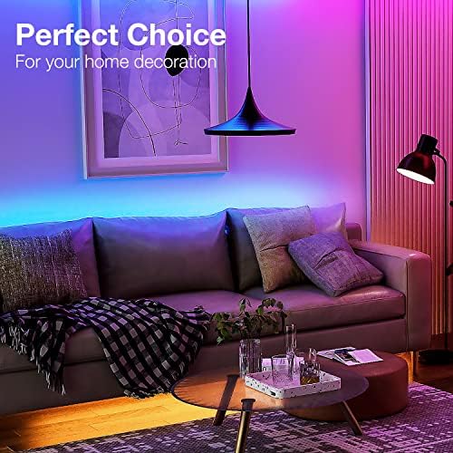 DAYBETTER LED Strip Lights 400 ft, Smart Light with App Remote Control, RGB LED Lights for Bedroom, Music Sync Color Changing for Room Home Decor Party Festival Halloween, Christmas (4 Rolls) - Image 6