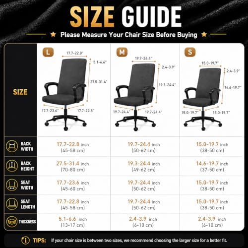 Stretch Computer Office Chair Cover with Durable Zipper - Universal Washable Removable Spandex Rotating Boss Chair Slipcovers - Anti-dust Soft Desk Chair Seat Protector for Dogs, Cats, Pets - Green - Image 6