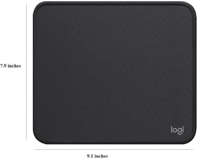 Logitech Studio Series Small Mouse Pad, Anti-Slip 9x8 Inches, Graphite | Anti-slip rubber base, easy gliding surface, durable materials, portable design, for computers - Image 9